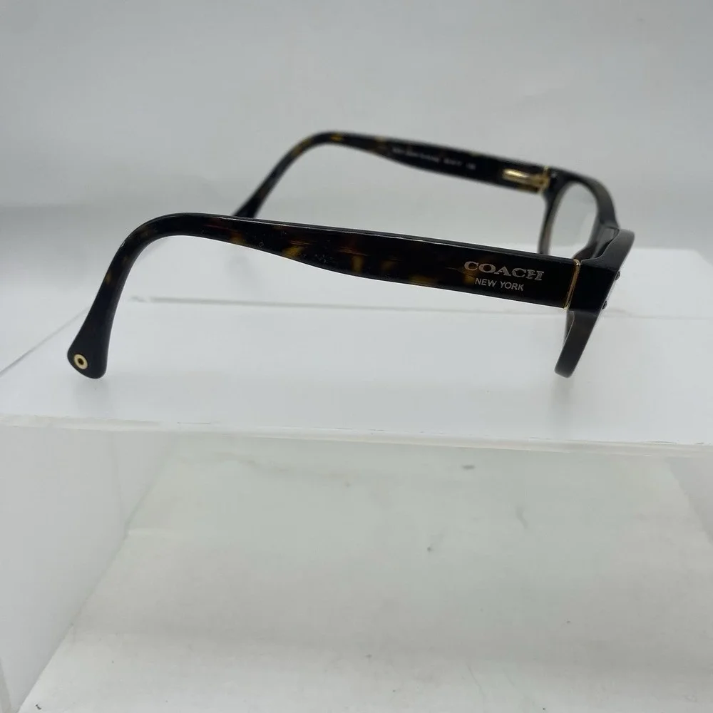 Coach Eyeglasses Sunglasses FRAME ONLY HC 6034 Topaz 50-17-135 Dark Tortoise 199